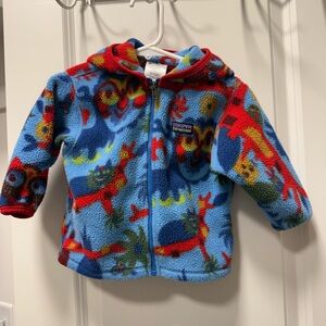 Patagonia Multicolor Fleece Jacket with Hood